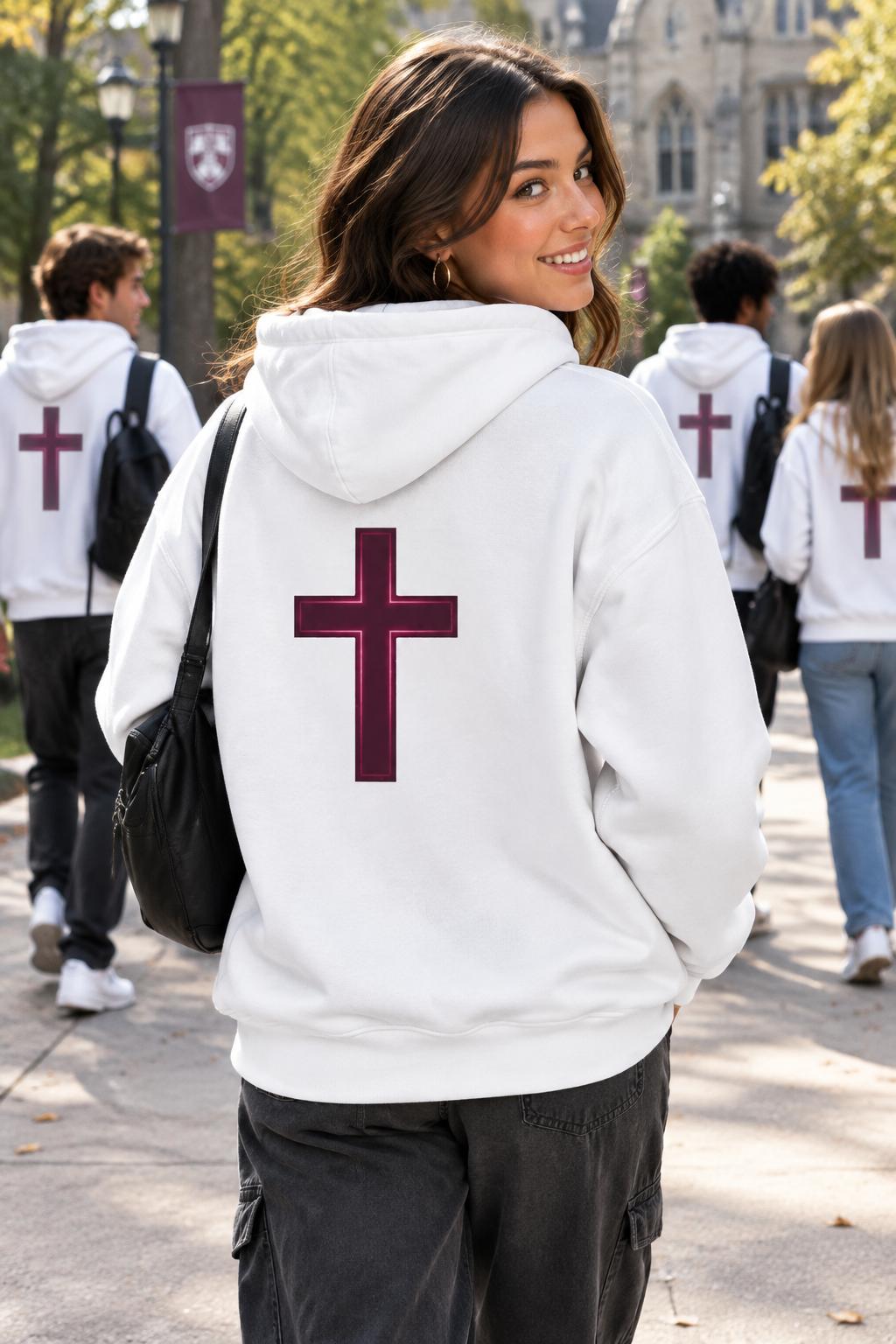 C.G.G.  “Cross” College Hoodie