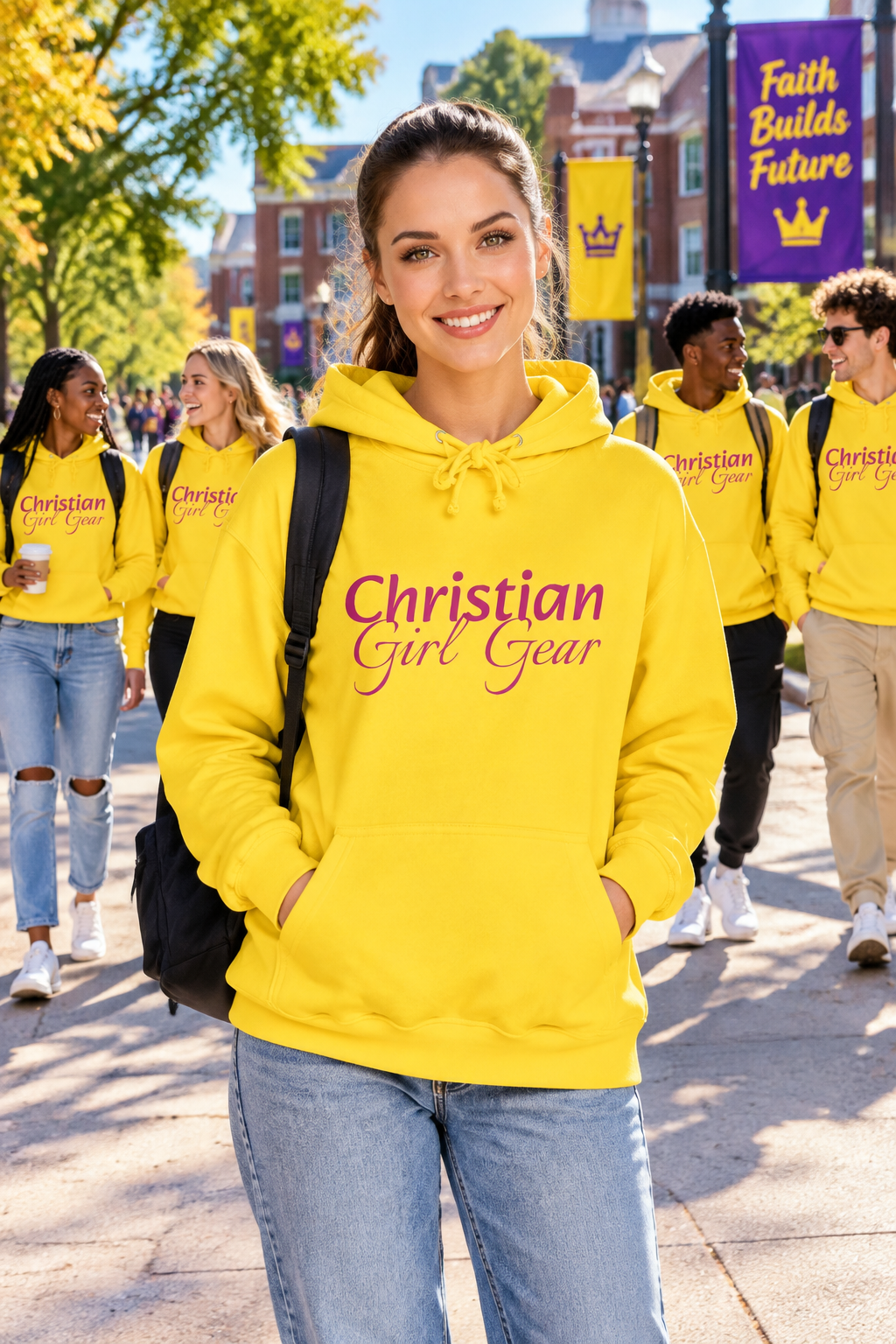 C.G.G.  “Cross” College Hoodie